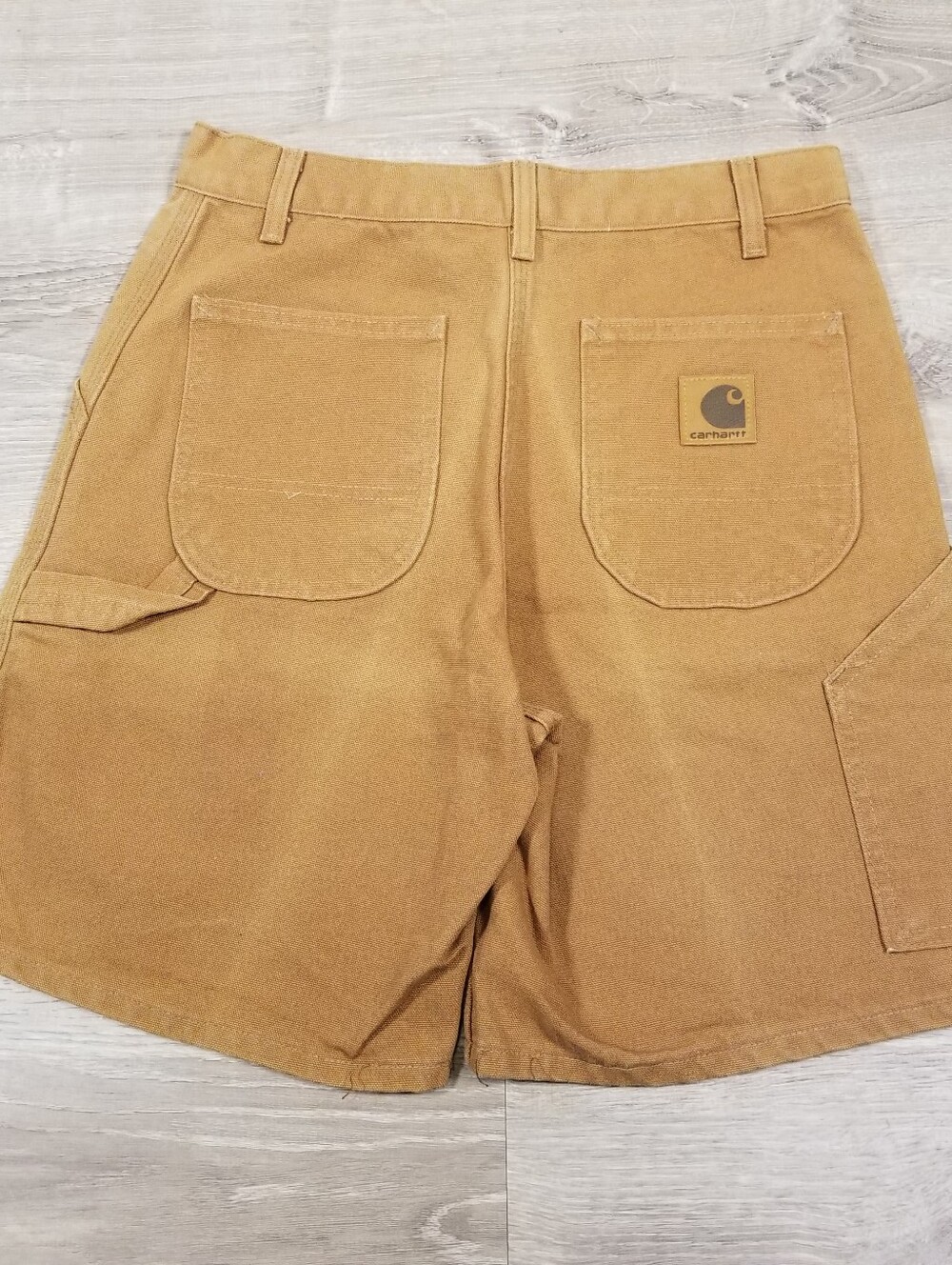 VTG Carhartt B25 Shorts Mens 30 Brown Duck Canvas USA Carpenter Workwear NWOT